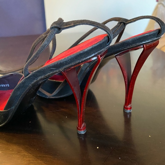 Stuart Weitzman black & red heels - Picture 4 of 11